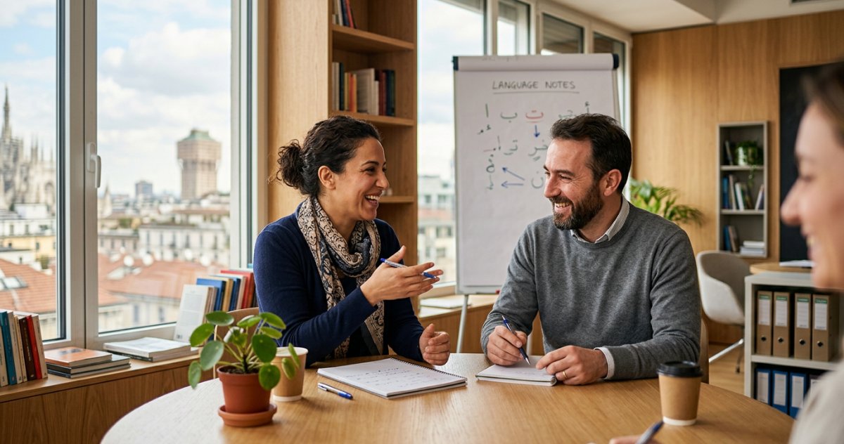 Impara l'arabo in aula a Milano Porta Garibaldi. Scegli il corso personalizzato con docenti qualificati e programmi su misura per te.