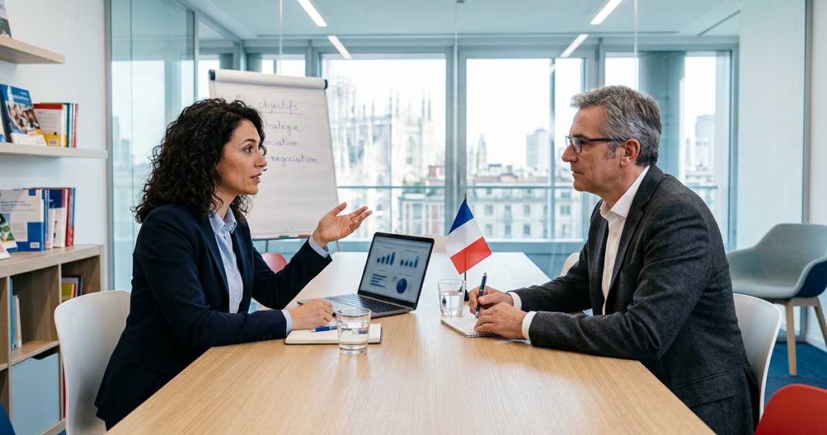 Sblocca la tua carriera internazionale nel mondo francofono. Scopri il corso di francese business in sede a Milano Porta Garibaldi con programmi su misura.