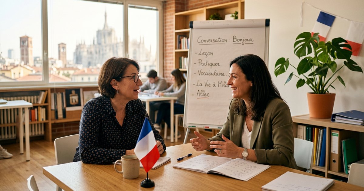 Impara il francese in aula a Milano Porta Garibaldi. Scegli il corso personalizzato con docenti madrelingua e programmi su misura per te.