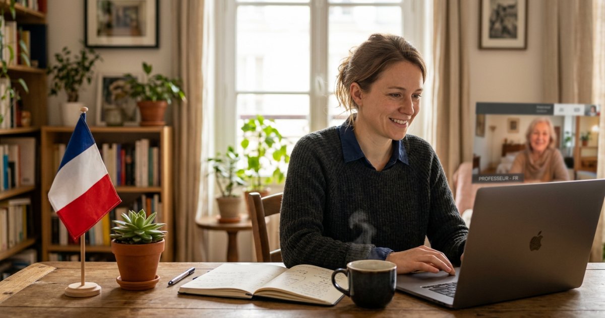 Impara il francese online con lezioni live personalizzate. Raggiungi i tuoi obiettivi di viaggio o lavoro con docenti madrelingua.