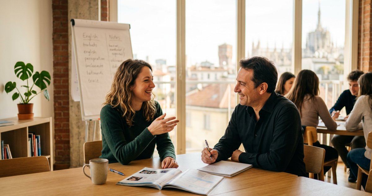 Consolida la tua indipendenza linguistica in aula. Scopri il corso di inglese intermedio in sede a Milano Porta Garibaldi con programmi su misura.
