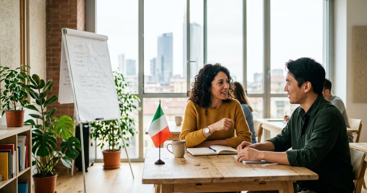 Impara l'italiano in aula a Milano Porta Garibaldi. Scegli il corso personalizzato dal livello A0 al C2 con docenti madrelingua.