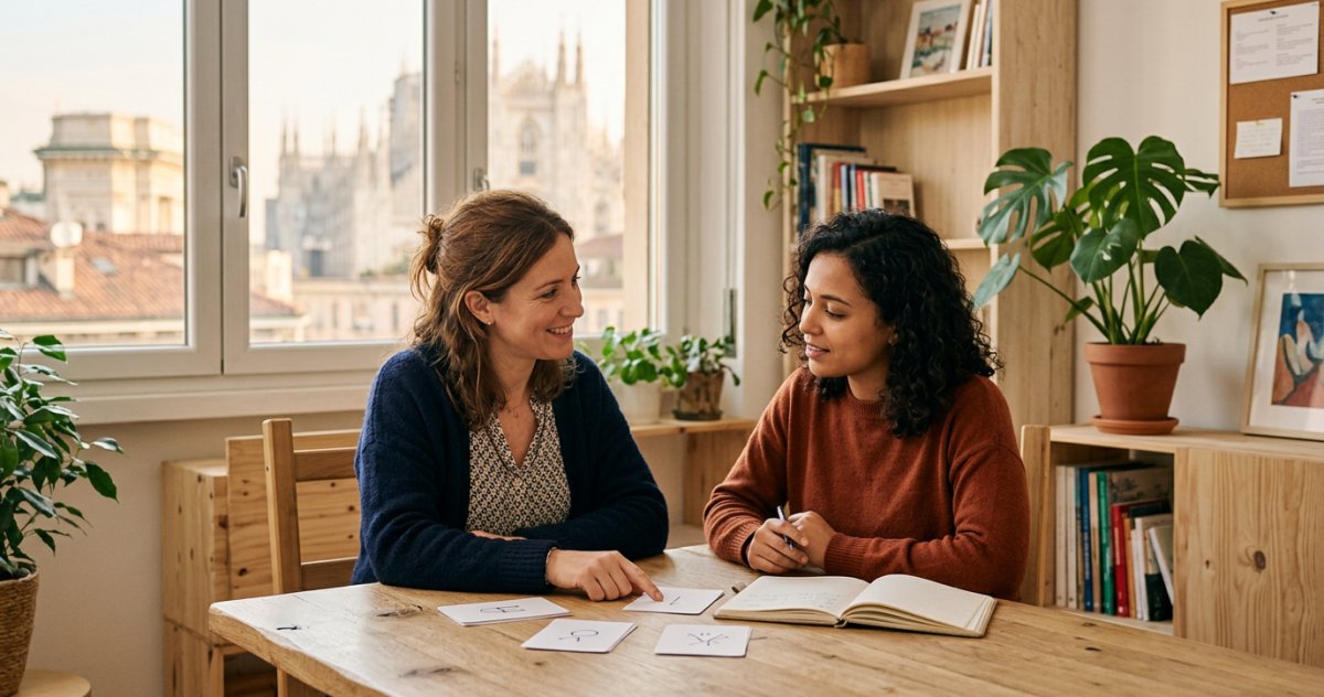 Impara le basi dell'inglese in aula a Milano Porta Garibaldi. Scopri il corso di inglese per principianti in sede con programmi su misura.