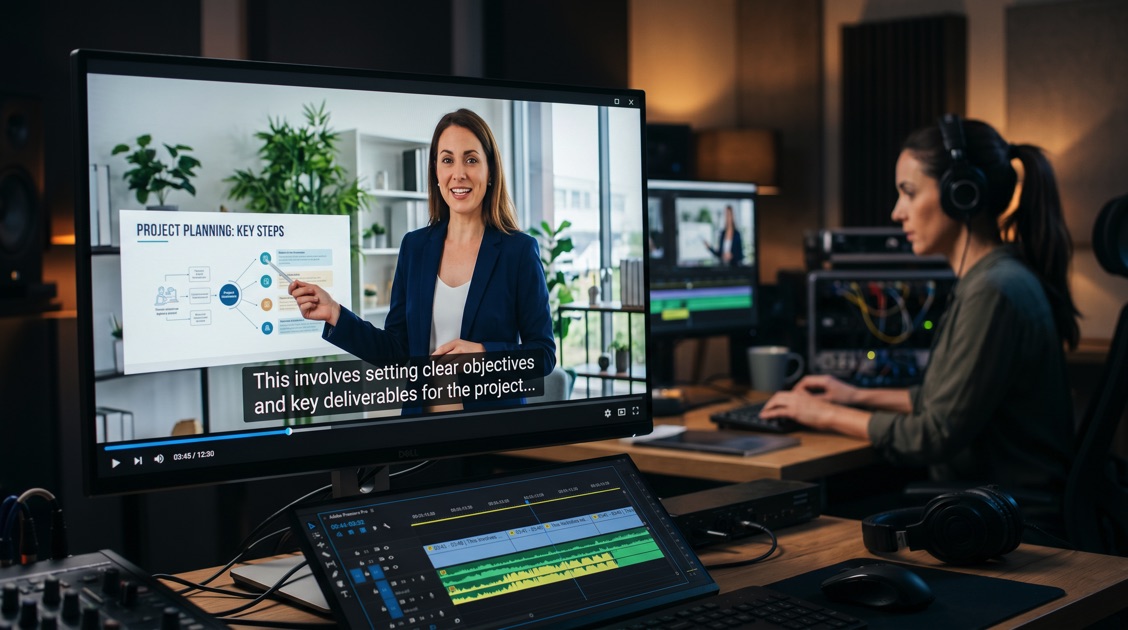 Sottotitolaggio e adattamento audiovisivo di un video tutorial aziendale per la localizzazione multilingue
